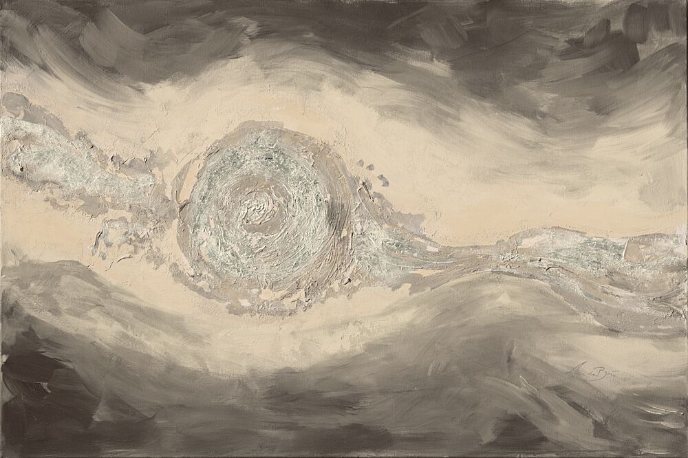Ocean Eye Abstract art print by Renate Holzner for $57.95 CAD