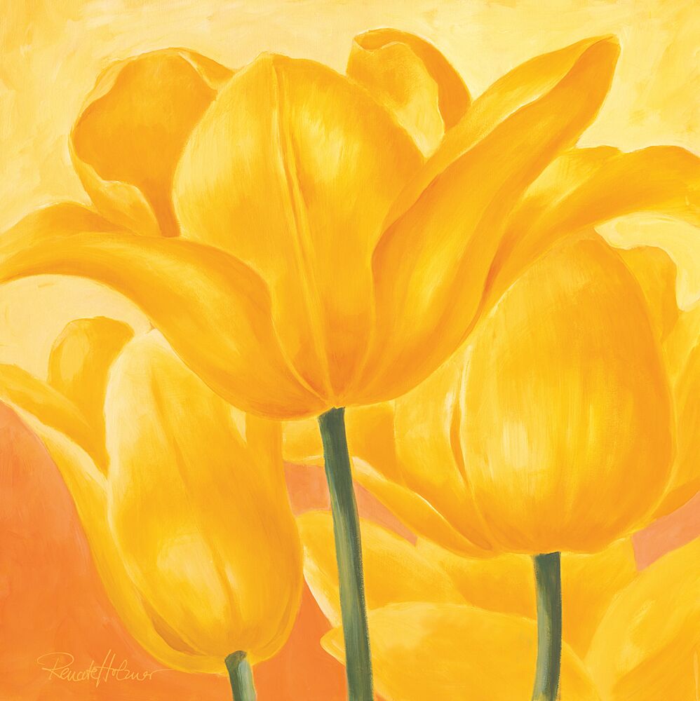 Sunny Yellow Tulips art print by Renate Holzner for $57.95 CAD