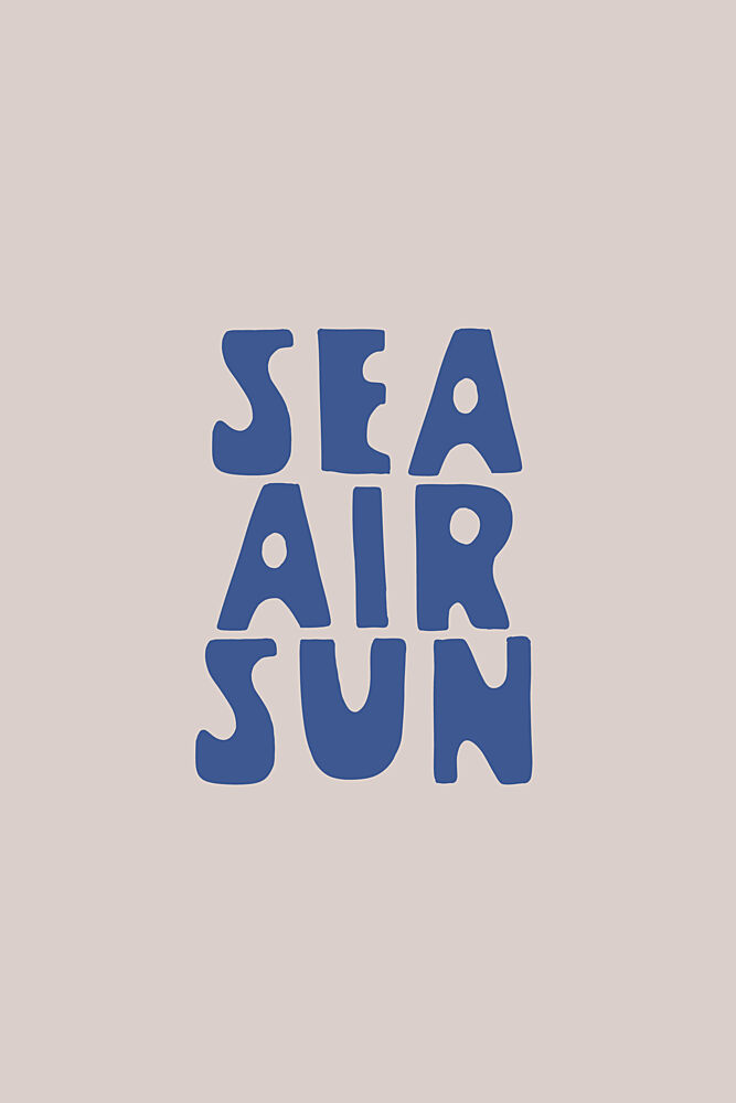 Coastal Summer Vibe art print by Treechild for $57.95 CAD