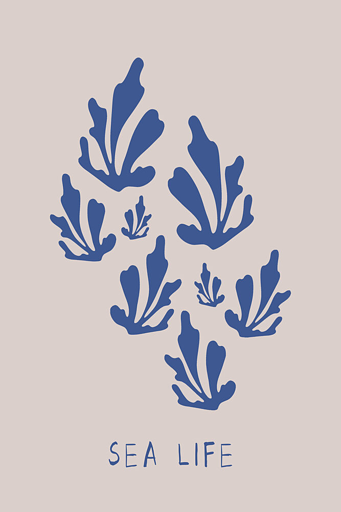Blue Sea Life art print by Treechild for $57.95 CAD