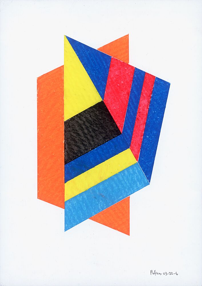 Dynamic Geometric Abstract art print by Matthaus for $57.95 CAD