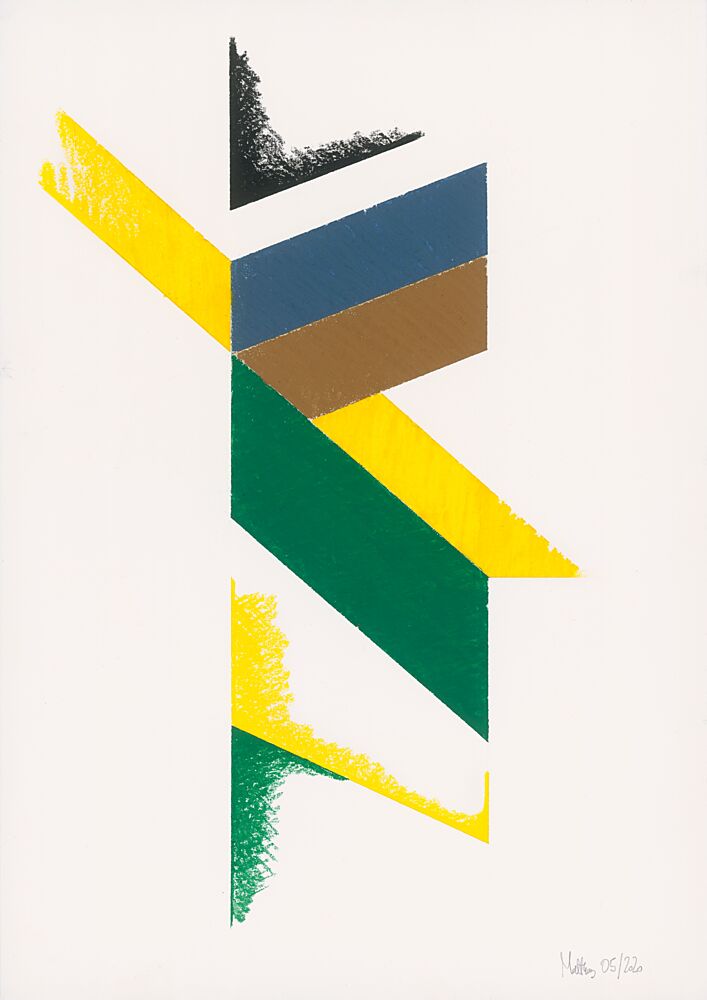 Colorful Geometric Forms art print by Matthaus for $57.95 CAD