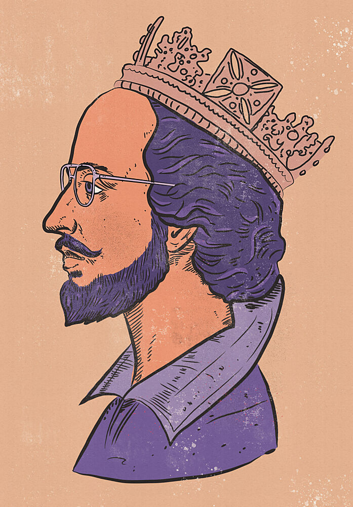 King Shakespeare art print by Nicholas for $57.95 CAD