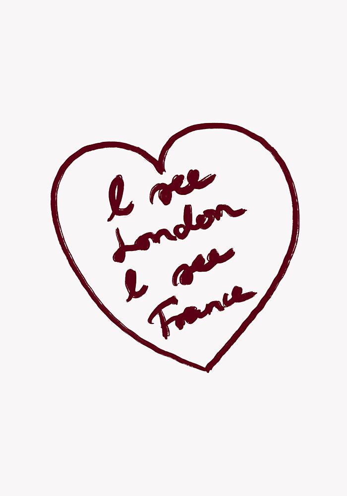 Love London France art print by Athene Fritsch for $57.95 CAD