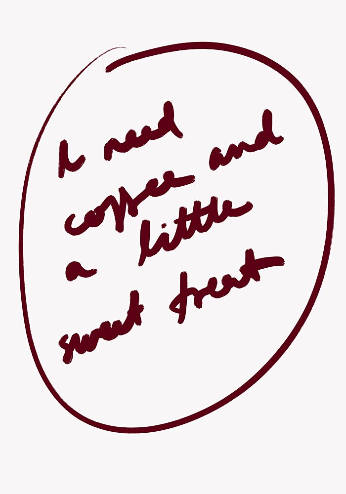 Coffee Sweet Treat Note art print by Athene Fritsch for $57.95 CAD