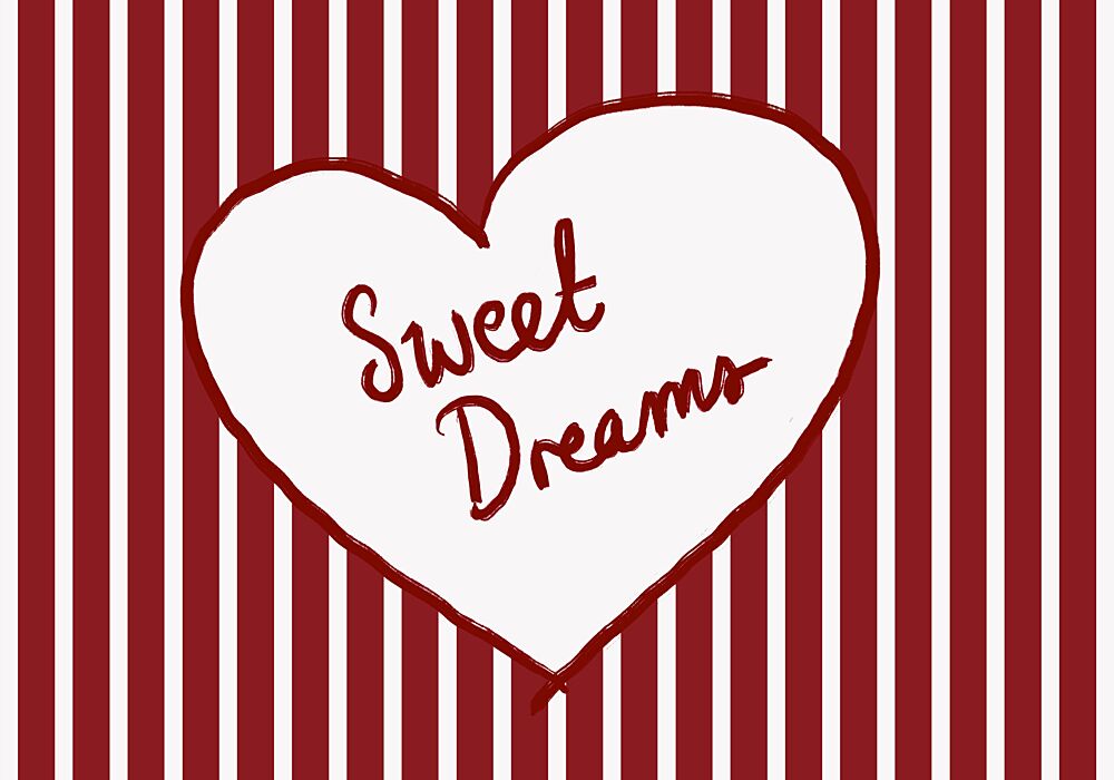 Sweet Dreams Heart art print by Athene Fritsch for $57.95 CAD