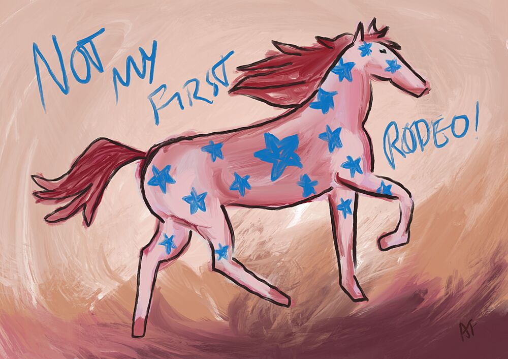 Not My First Rodeo art print by Athene Fritsch for $57.95 CAD