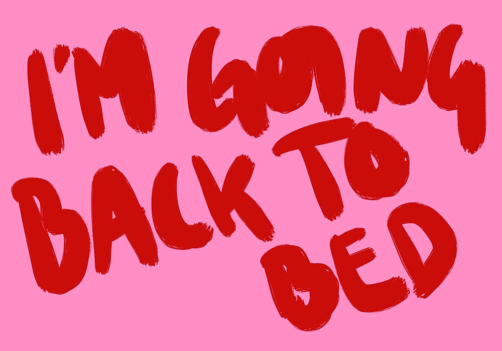 Going Back to Bed art print by Athene Fritsch for $57.95 CAD