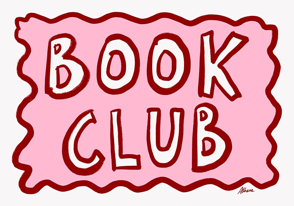 Book Club Sign art print by Athene Fritsch for $57.95 CAD