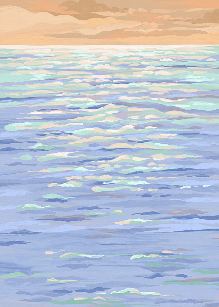 Sunlight on Calm Water art print by Goed Blauw for $57.95 CAD