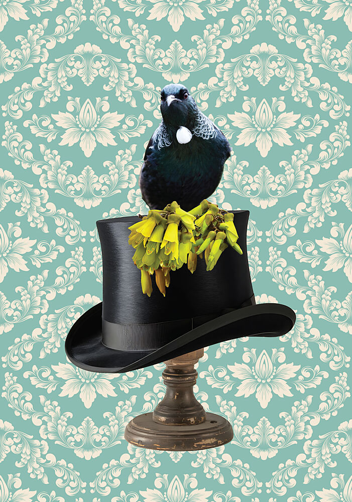 Whimsical Tui Top Hat art print by Sue Skellern for $57.95 CAD