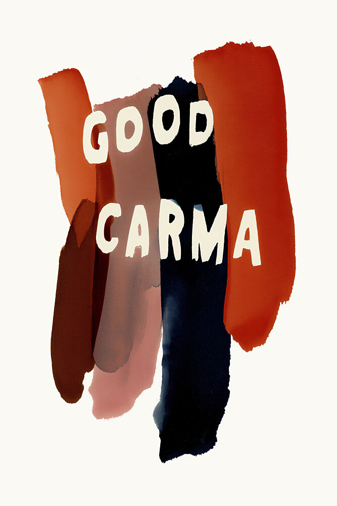 Good Carma Brushstrokes art print by Treechild for $57.95 CAD