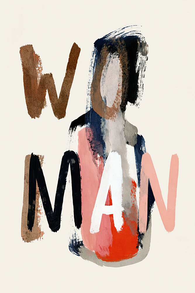 Abstract Woman Portrait art print by Treechild for $57.95 CAD