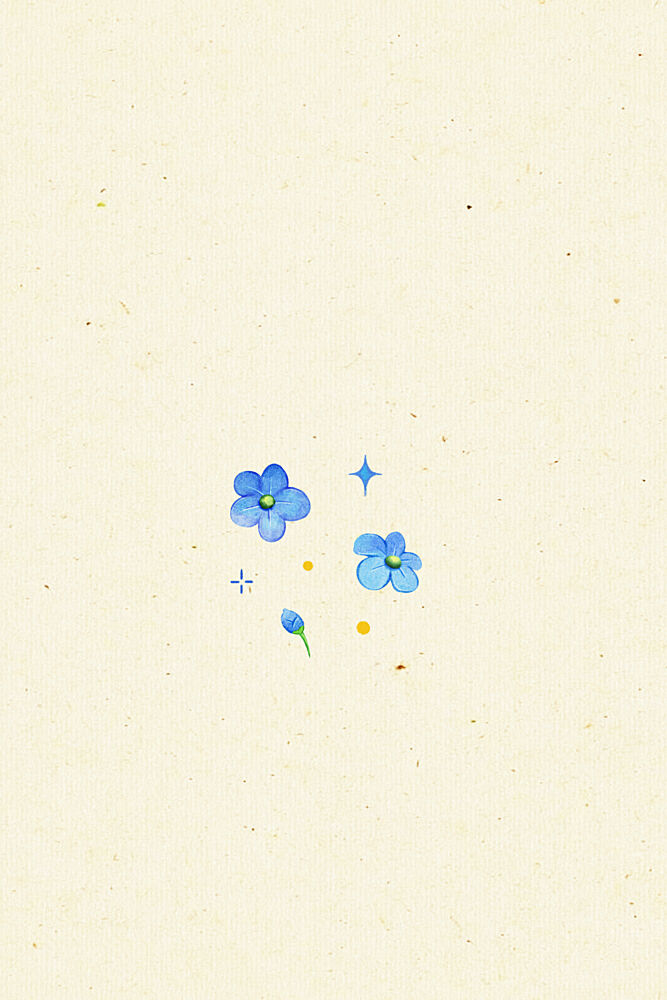 Whimsical Blue Flowers art print by Xuan Thai for $57.95 CAD
