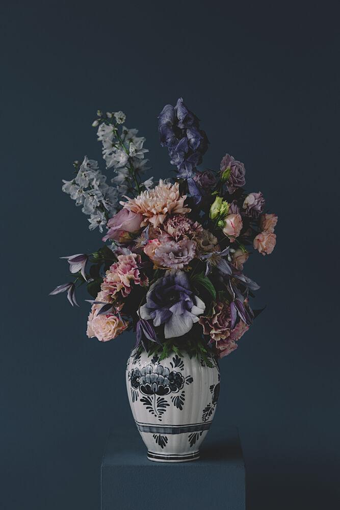 Moody Floral Arrangement art print by Masha Bakker Matijevic for $57.95 CAD
