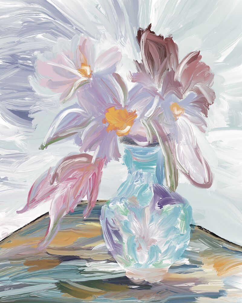 Abstract Floral Still Life art print by GIovanna Gil Alves for $57.95 CAD