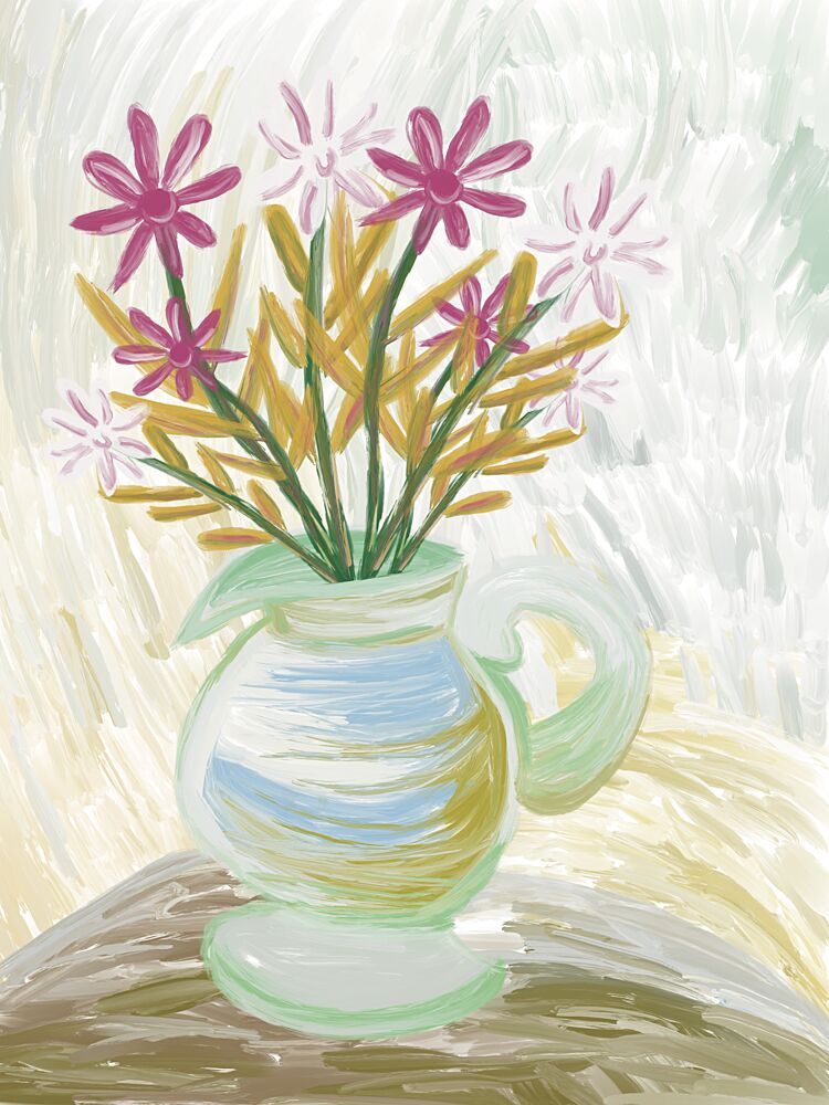 Vibrant Floral Still Life art print by GIovanna Gil Alves for $57.95 CAD