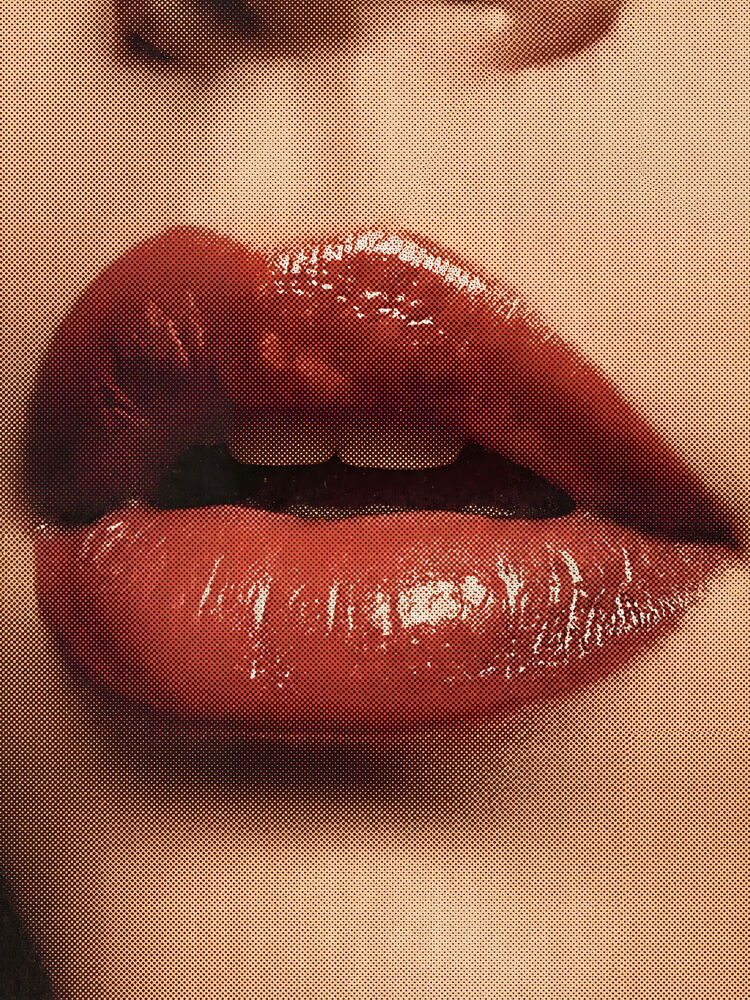 Glossy Red Lips art print by Andreas Magnusson for $57.95 CAD