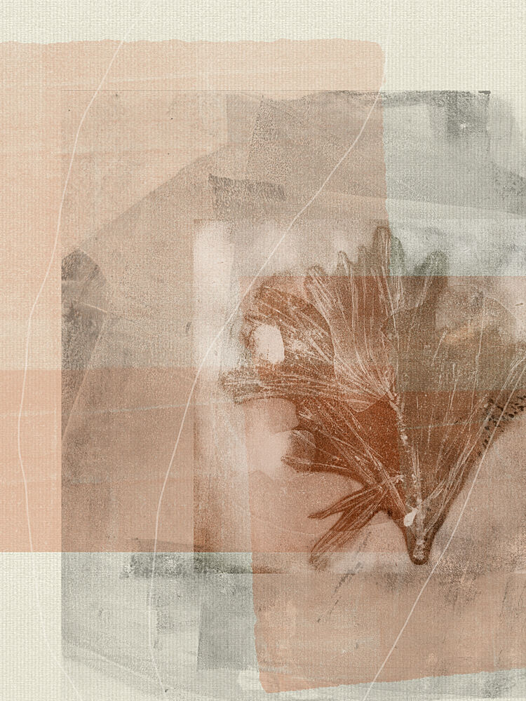 Earthy Abstract Leaf art print by Dina Dankers for $57.95 CAD