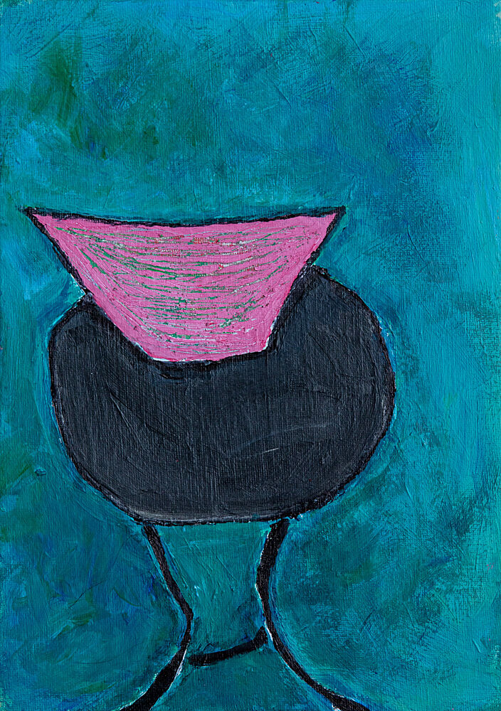 Abstract Pink Figure art print by Dale Hefer for $57.95 CAD