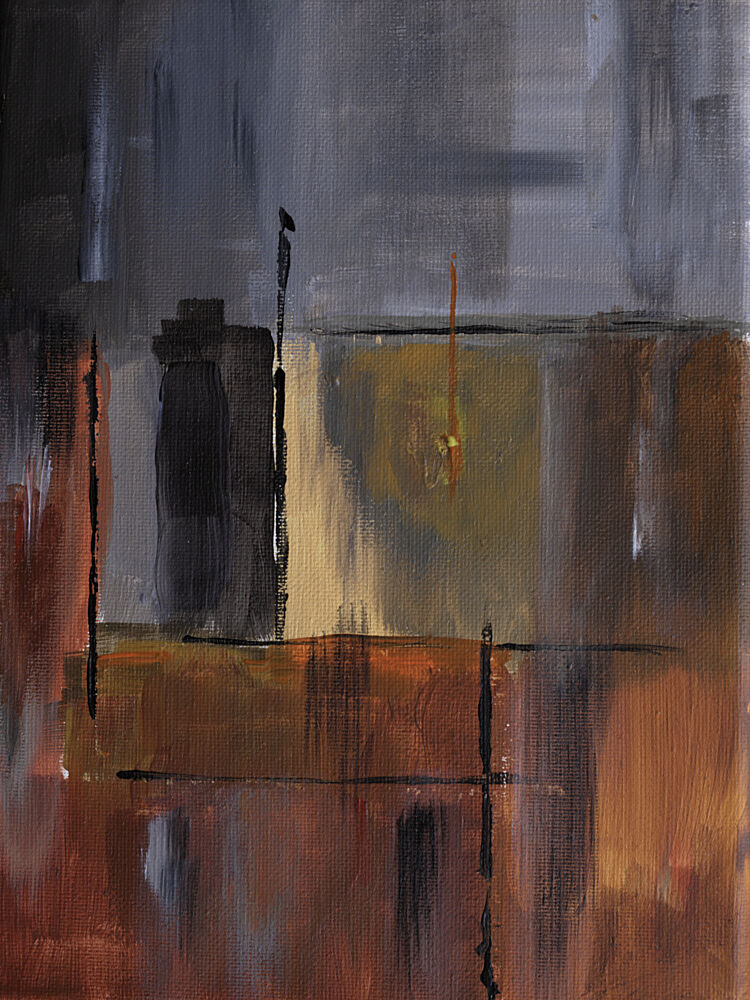 City Blocks Abstract art print by Kjeld Olsen for $57.95 CAD