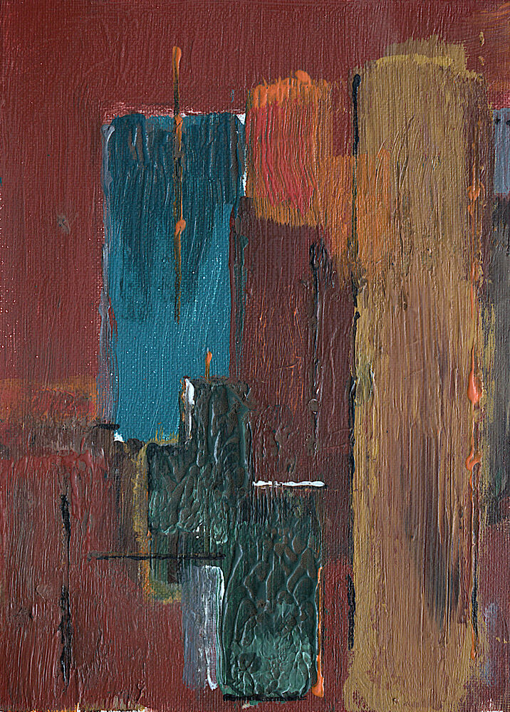 Abstract Earthy Blocks art print by Kjeld Olsen for $57.95 CAD