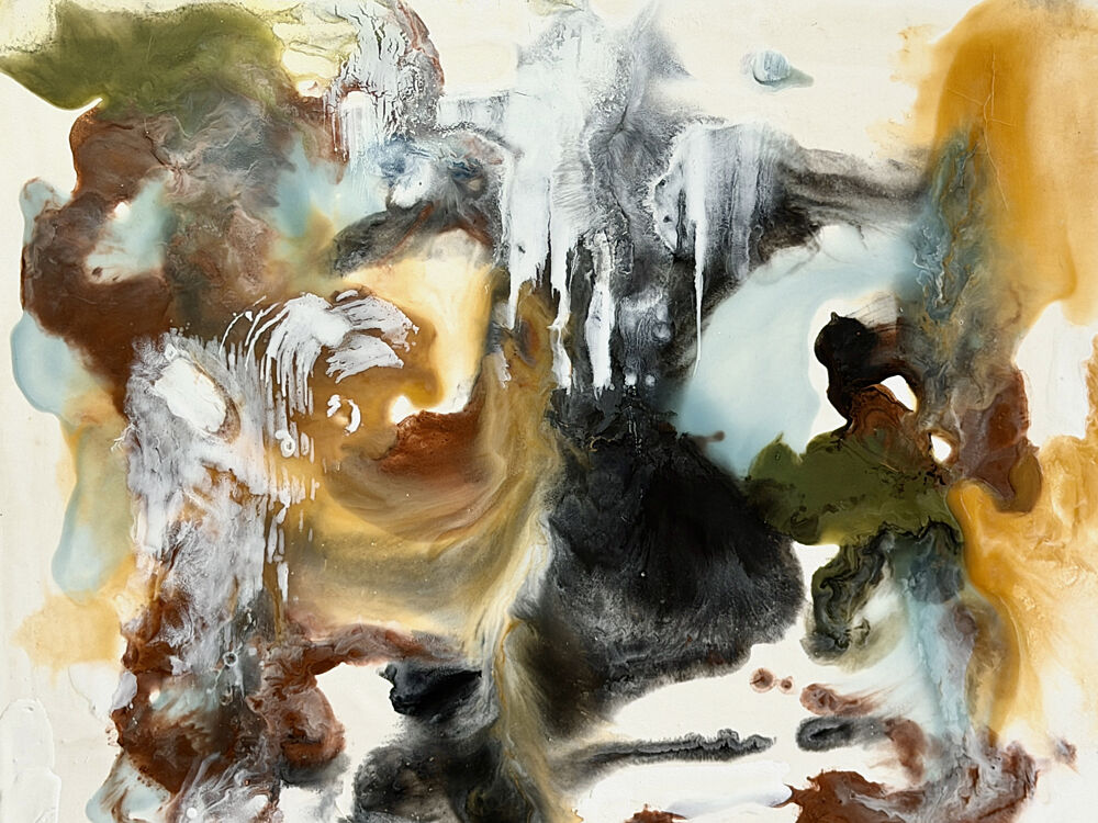 Fluid Earth Tones art print by Ferdos Maleki for $57.95 CAD