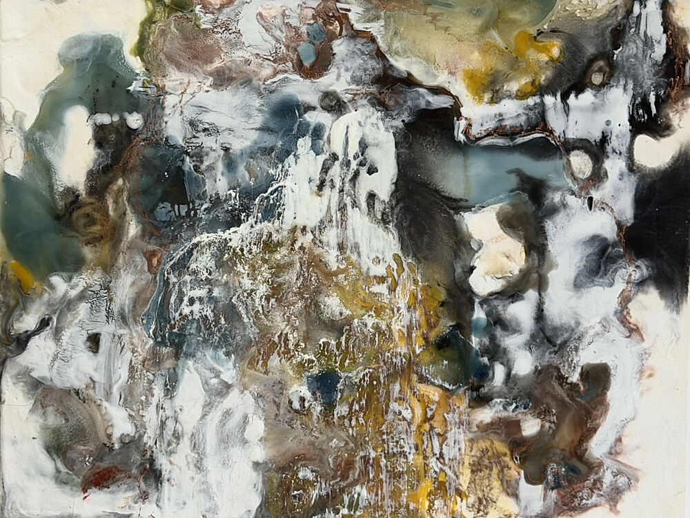 Moody Organic Flow art print by Ferdos Maleki for $57.95 CAD