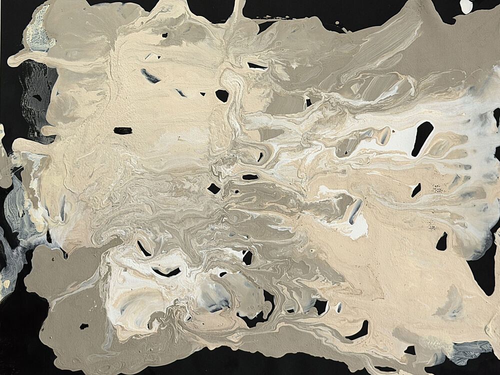 Neutral Fluid Swirls art print by Ferdos Maleki for $57.95 CAD