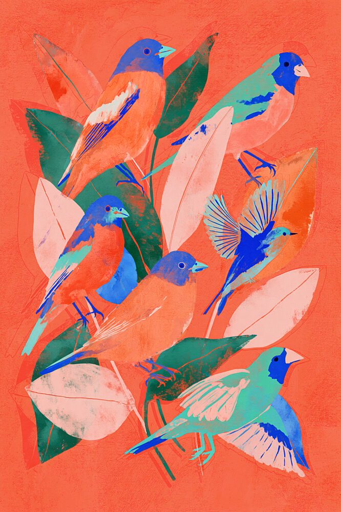 Birdgarden art print by Treechild for $57.95 CAD