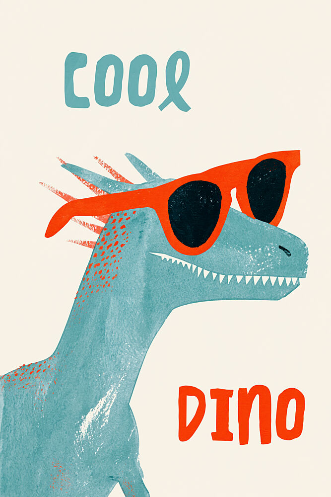 Cool Dino art print by Treechild for $57.95 CAD