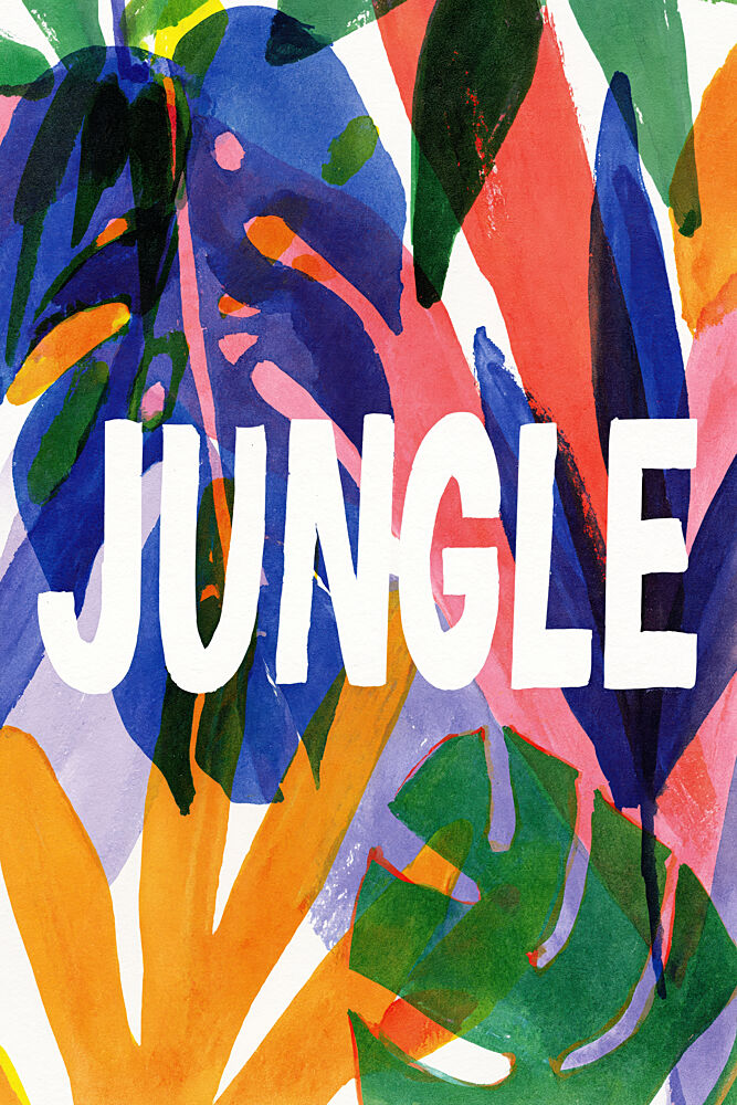Vibrant Jungle Leaves art print by Treechild for $57.95 CAD