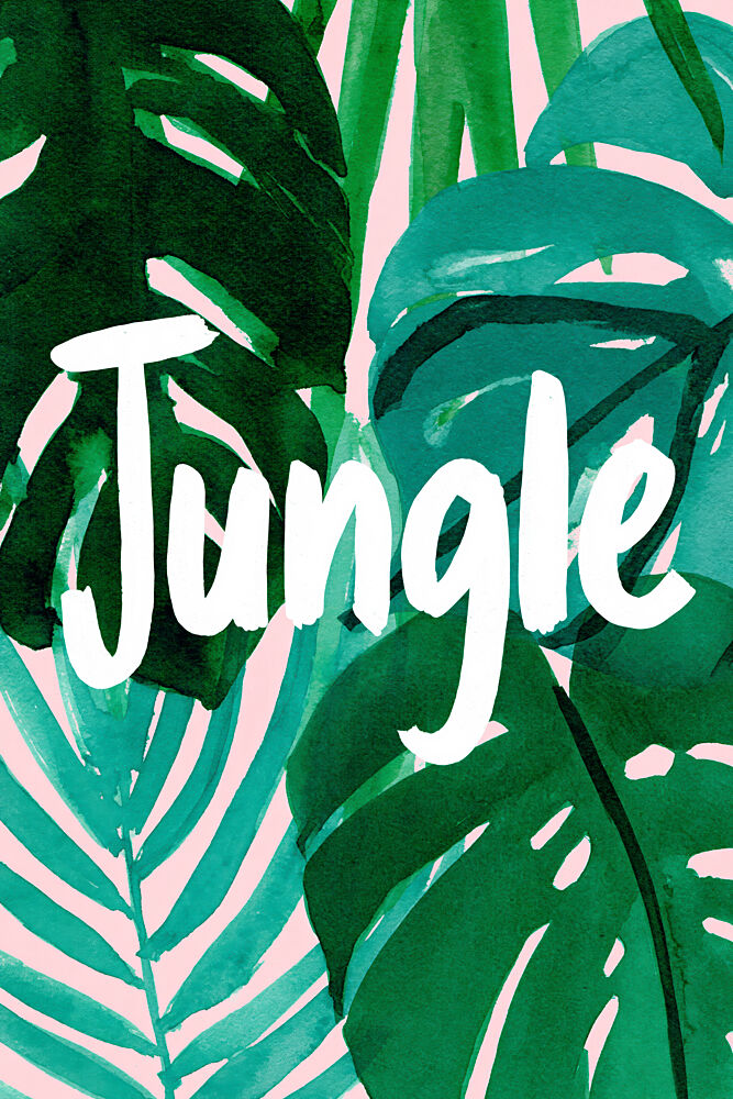 Jungle Tropical Leaves art print by Treechild for $57.95 CAD