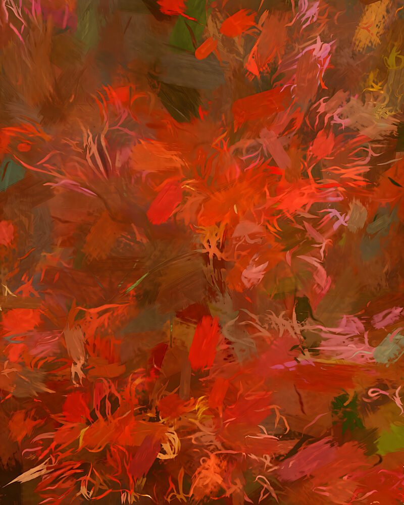 Fiery Abstract Energy art print by Uma Gokhale for $57.95 CAD
