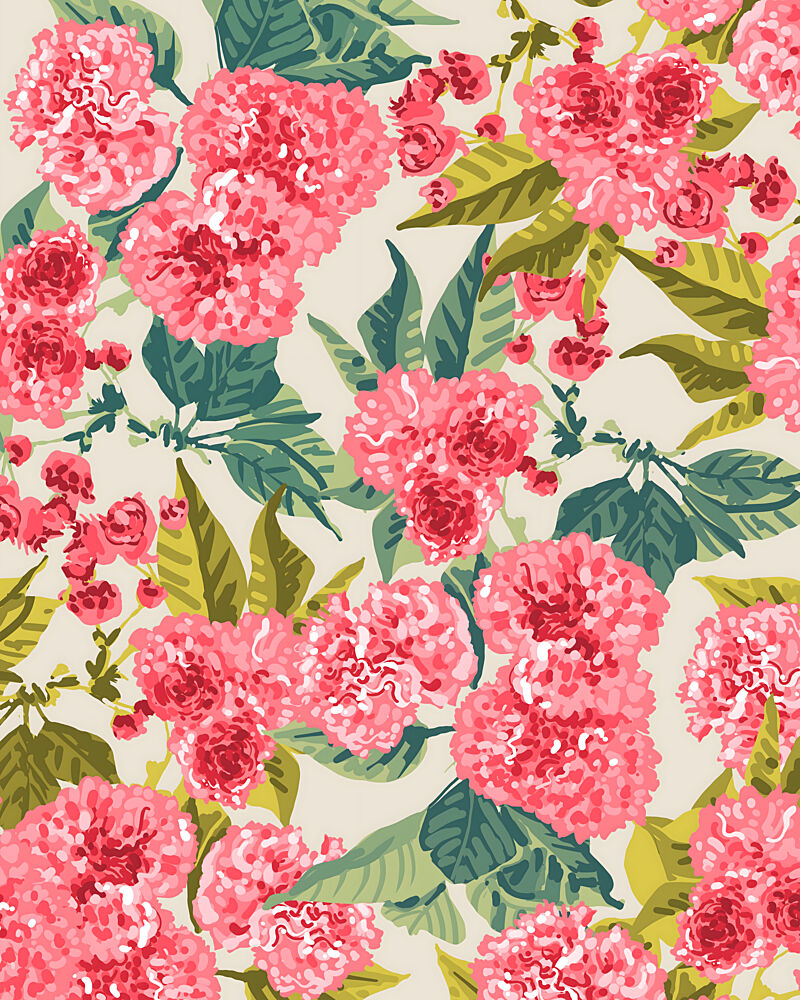 Painterly Pink Blooms art print by Uma Gokhale for $57.95 CAD