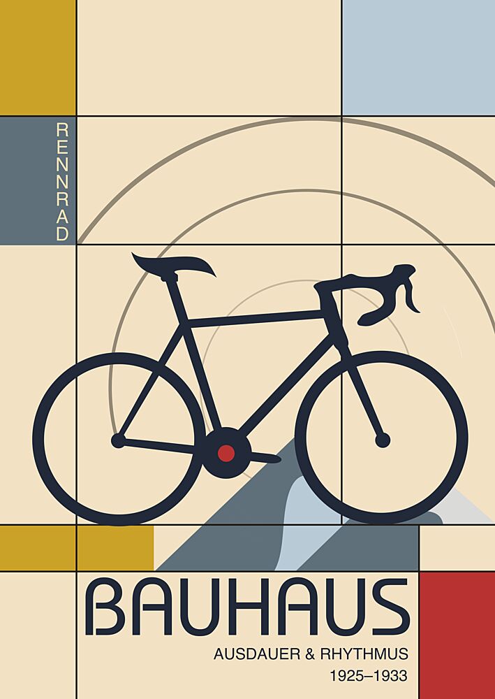 Geometric Racing Bicycle art print by Fadil Roze for $57.95 CAD