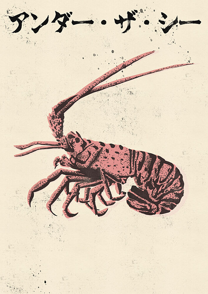 Under the Sea Lobster art print by Nicholas for $57.95 CAD