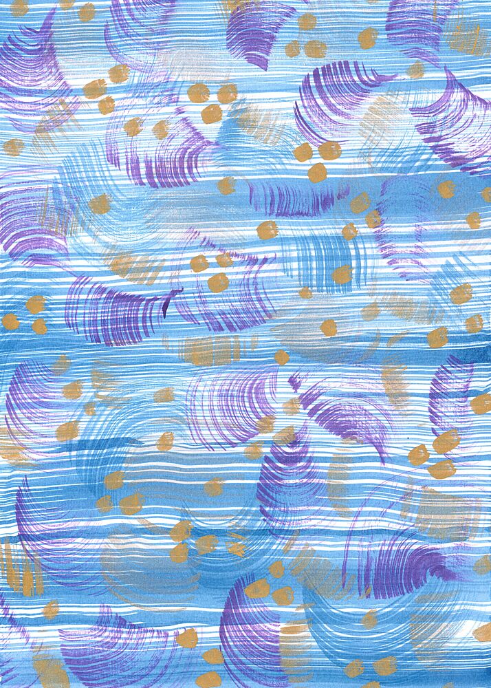 Abstract Ocean Flow art print by Isabelle Brent for $57.95 CAD