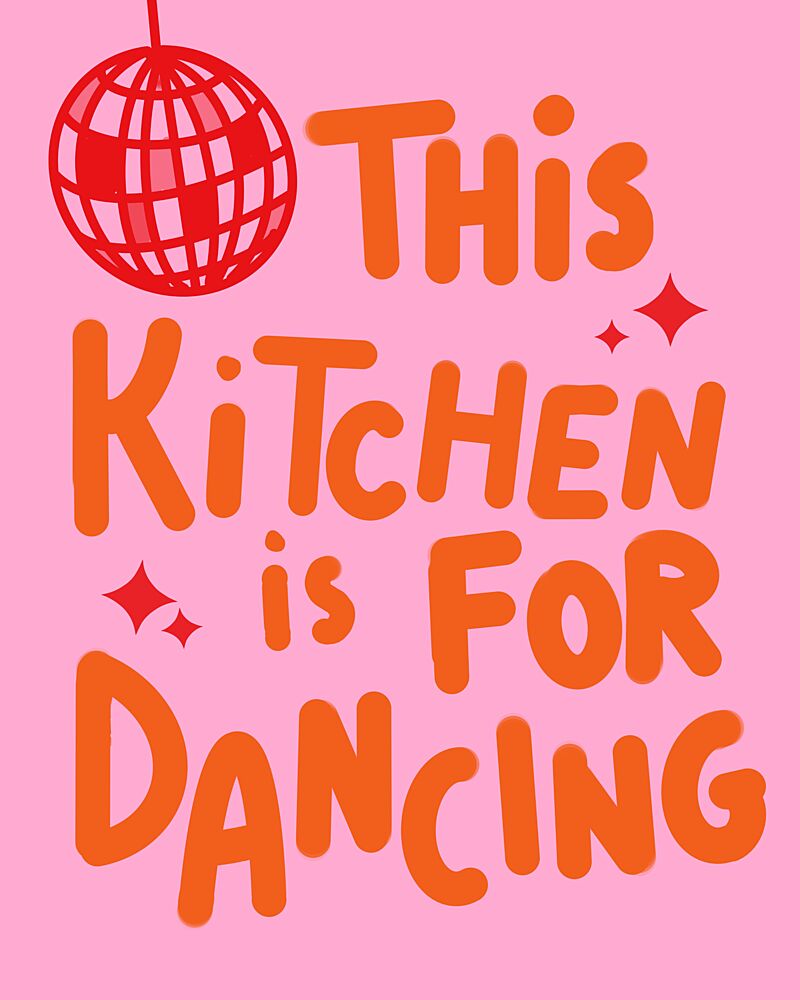 Kitchen Is for Dancing art print by Petra Lizde for $57.95 CAD