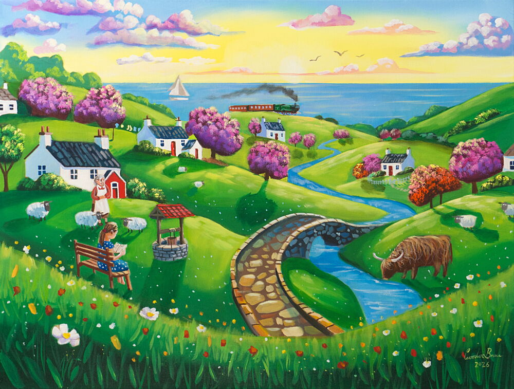 A Journey Through Summer Fields art print by Gordon Bruce for $57.95 CAD