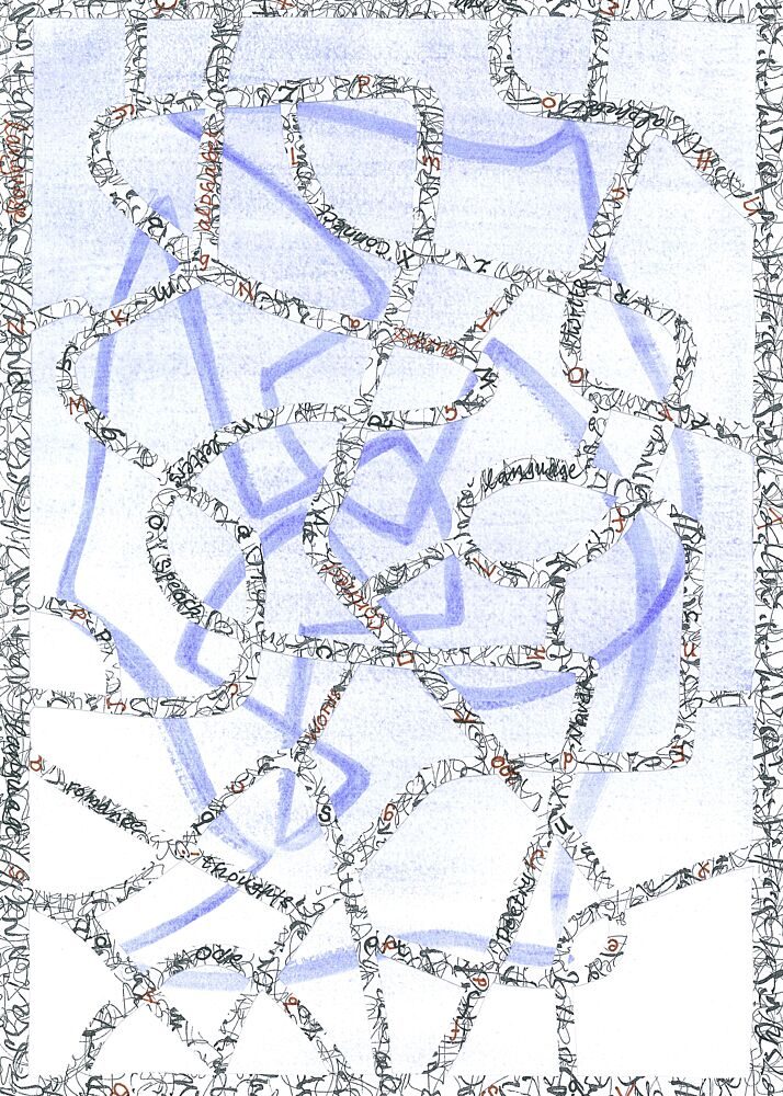 Abstract Letter Maze art print by Isabelle Brent for $57.95 CAD