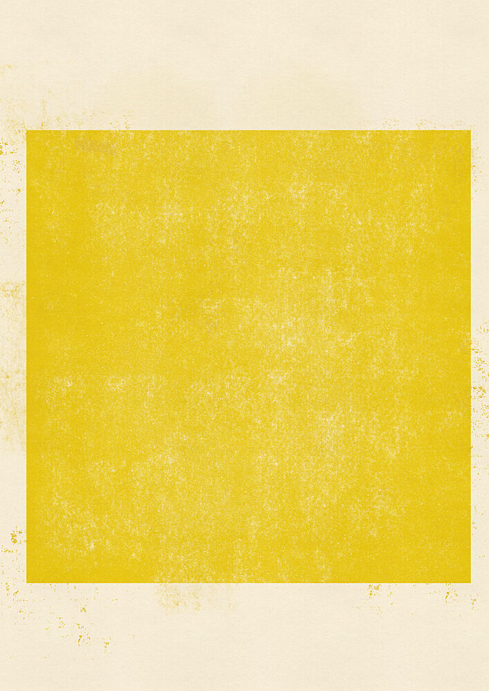 Minimal Yellow Square art print by Nicholas for $57.95 CAD