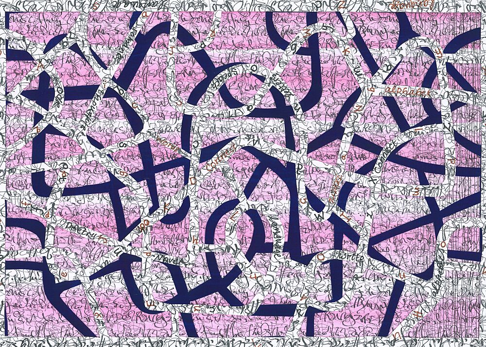 Tangled Graphic Forms art print by Isabelle Brent for $57.95 CAD