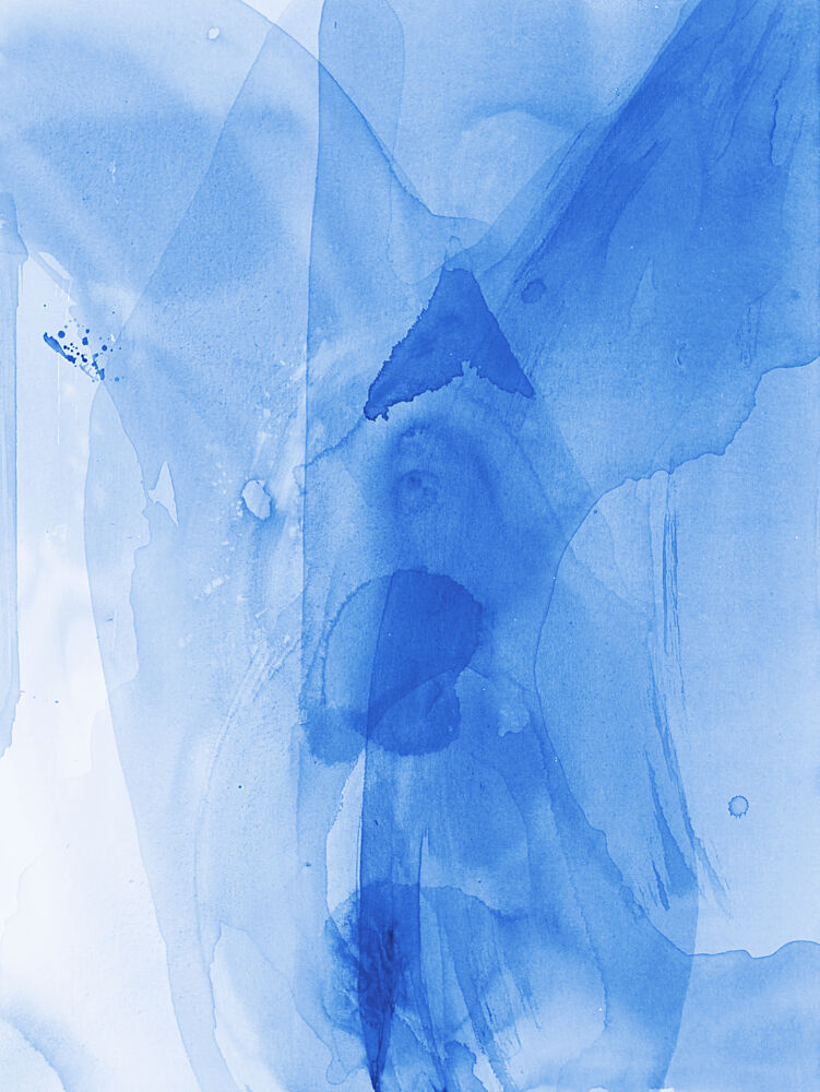Fluid Blue Abstract art print by RodMacIver for $57.95 CAD