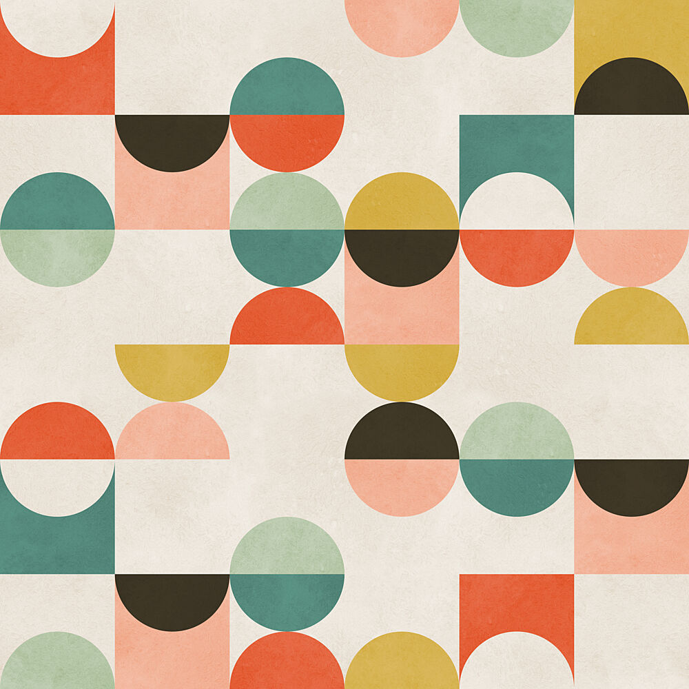 Colorful Geometric Design art print by Vitor Costa for $57.95 CAD