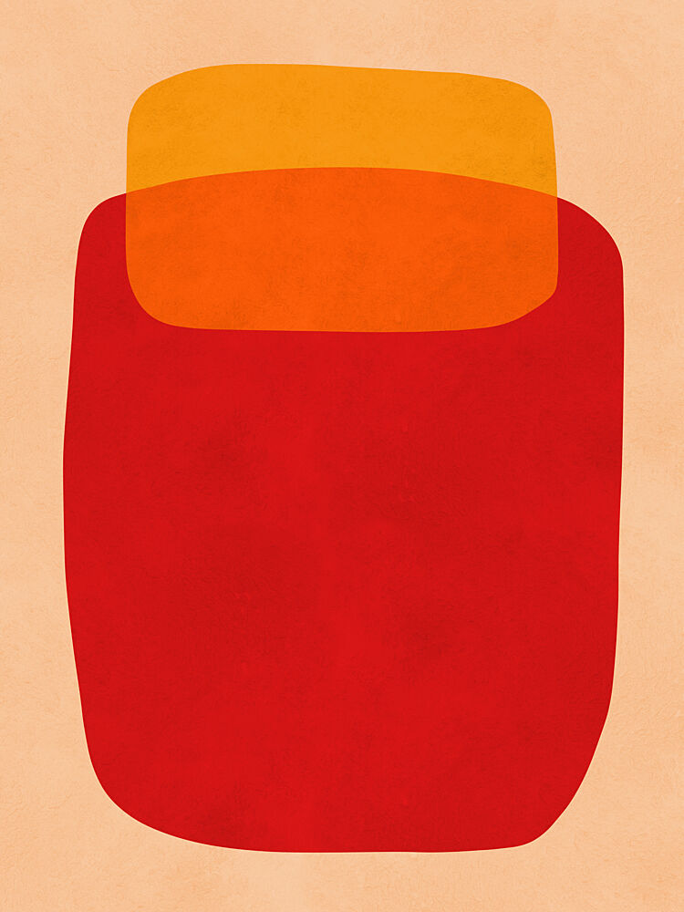Warm Organic Shapes art print by Vitor Costa for $57.95 CAD