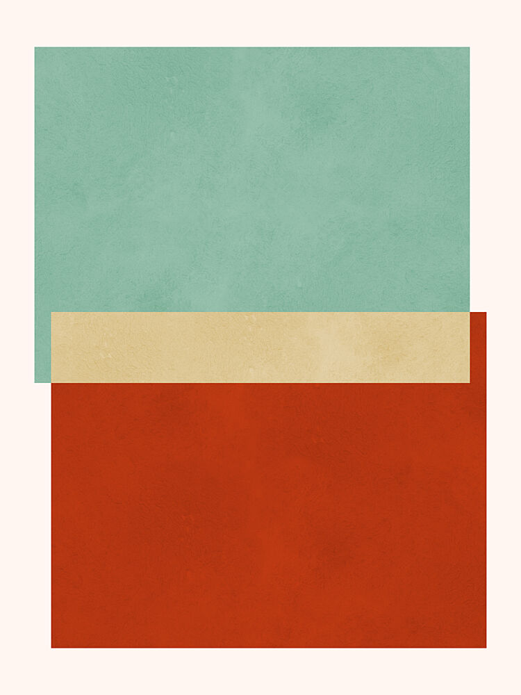Layered Abstract Colors art print by Vitor Costa for $57.95 CAD
