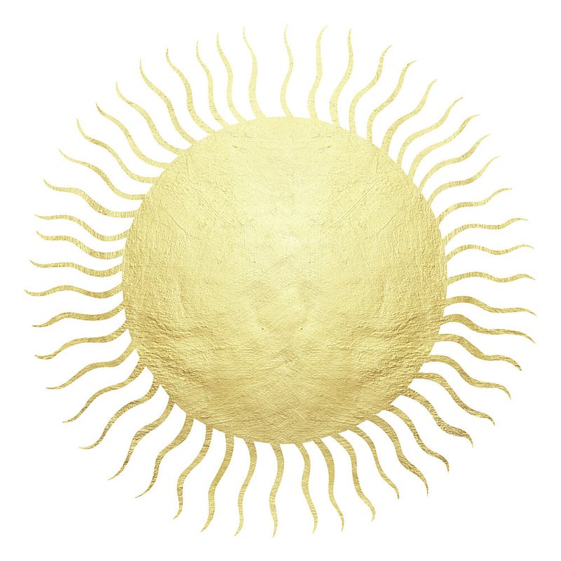Golden Radiant Sun art print by Vitor Costa for $57.95 CAD
