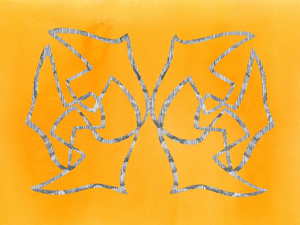 Symmetrical Abstract Lines art print by Isabelle Brent for $57.95 CAD