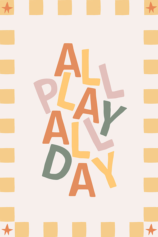 All Play All Day art print by Menina Lisboa for $57.95 CAD